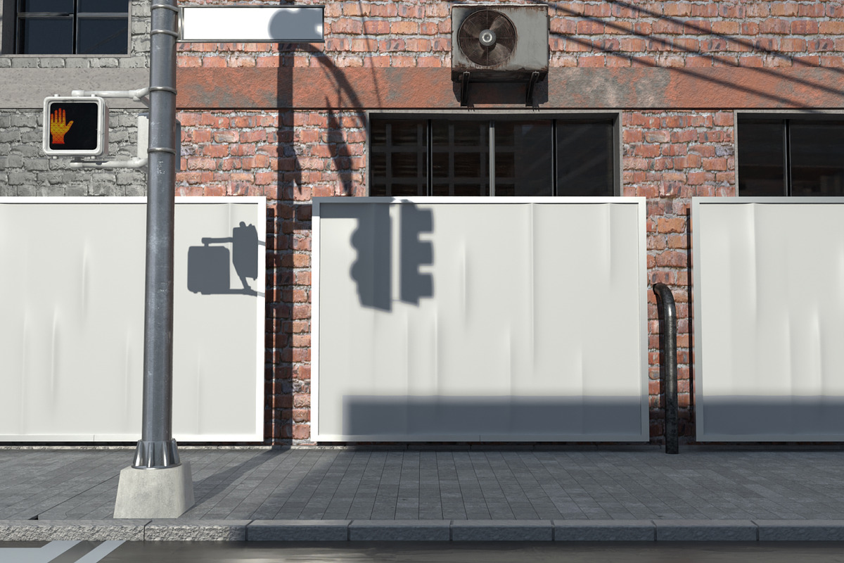 Street Poster Mockup, an Advertising Mockup by Unerispace (Photo 3 of 4)