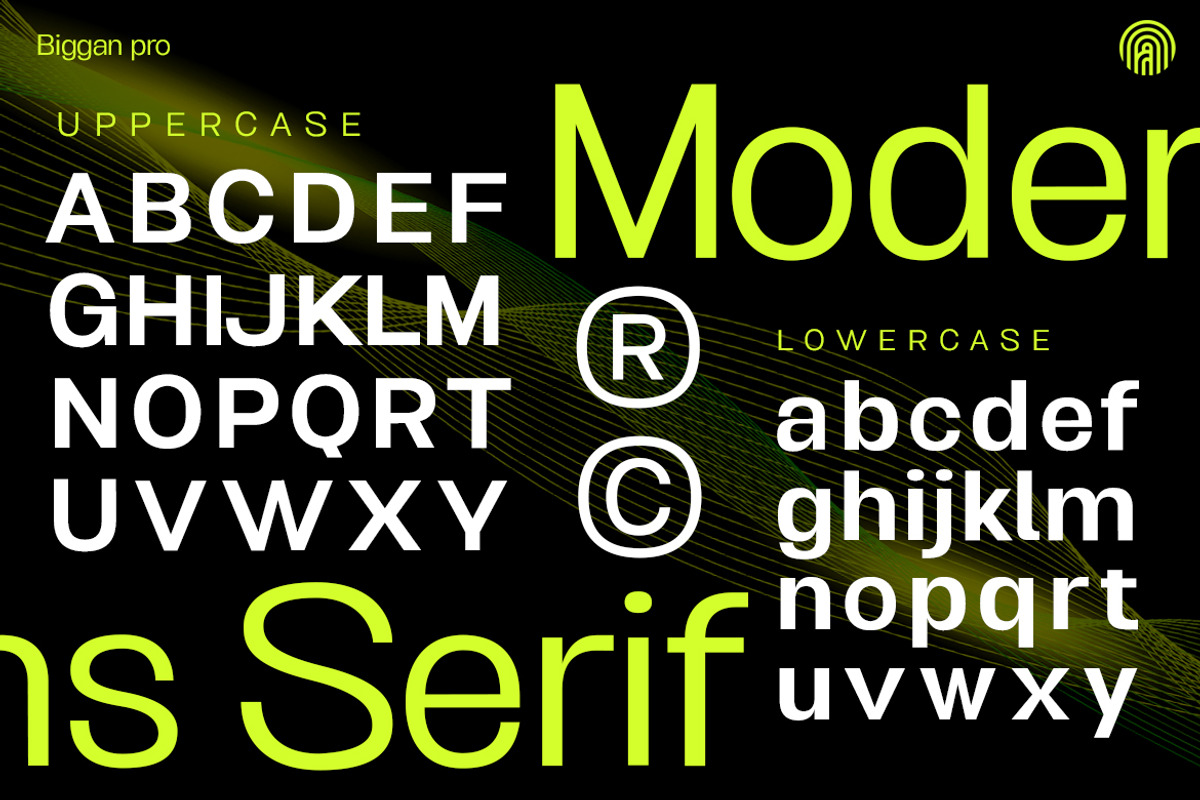 Biggan Pro, a Sans Serif Font by artism_design (Photo 6 of 9)