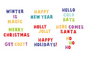 Hello Winter Typography, a Symbol Font by Alice_Evans (Thumbnail 4 of 11)
