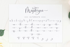 Magderyna - Modern Calligraphy Font