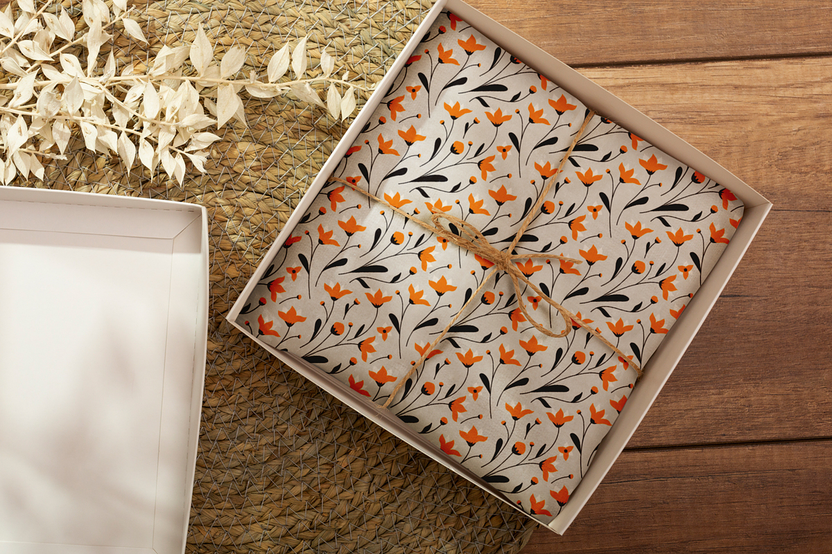 Fragile flowers seamless pattern, a Pattern Graphic by ninakosh (Photo 3 of 7)