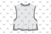 Turtleneck Sweater Tank Fashion Flat, a Shirt Mockup by haydenwentworth (Thumbnail 3 of 3)