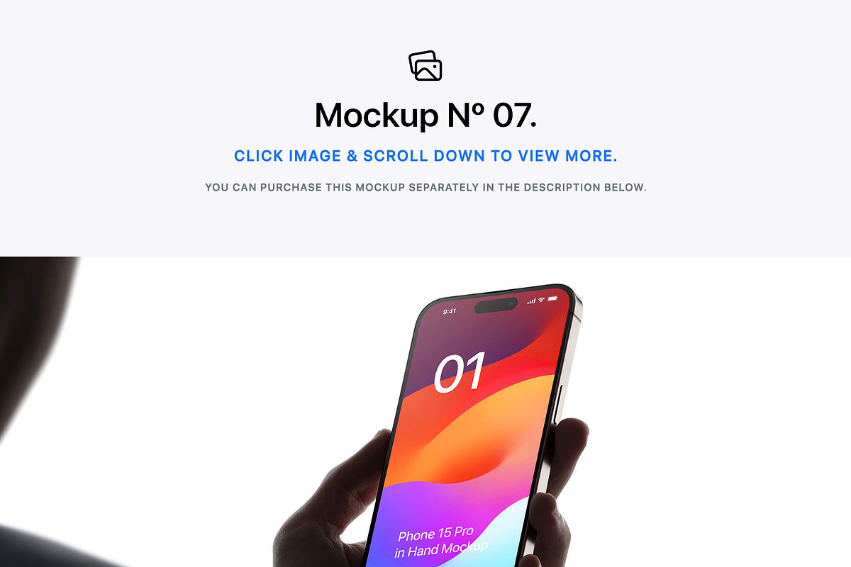 15 Phone 15 Pro In Hand Mockups, an iPhone Mockup by Asylab (Photo 17 of 26)