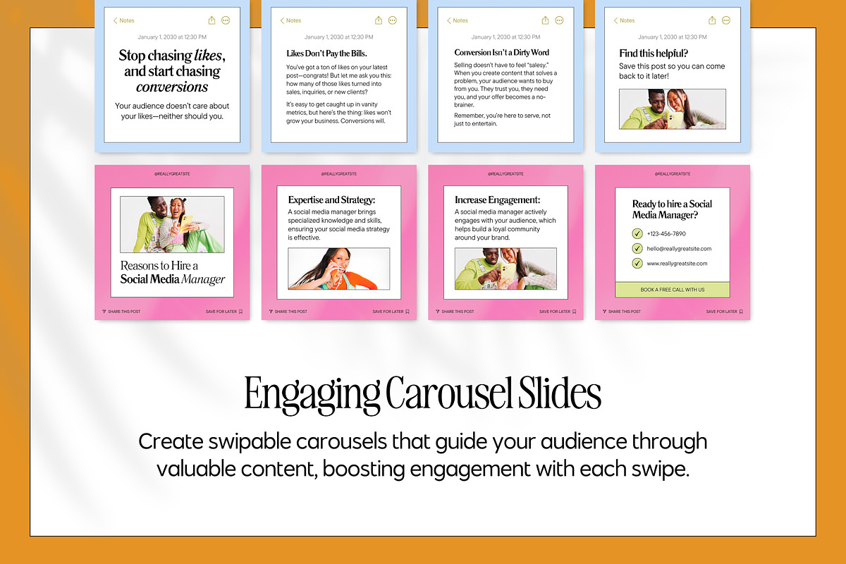 Instagram Creator for Coaches Canva, a Social Media Template by Fallon Gerst (Photo 6 of 47)