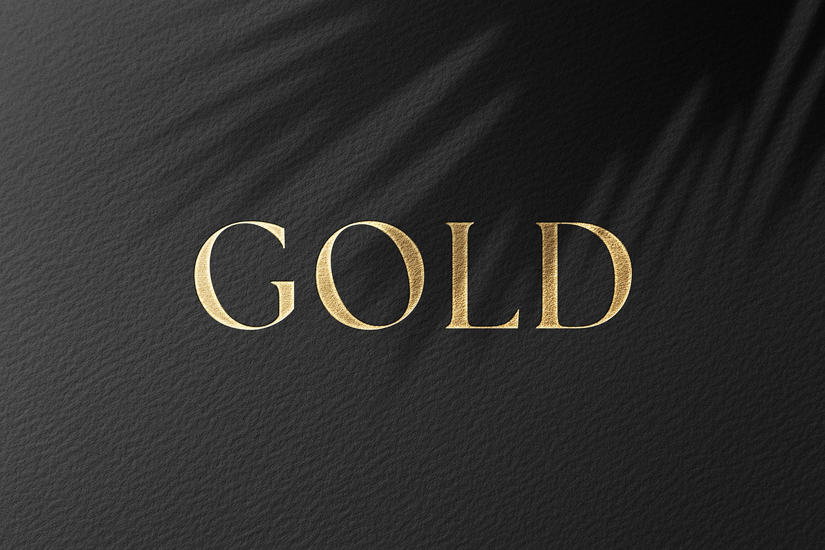 Foil Stamp Text & Logo Mockup, a Mockup by Design Squad (Photo 4 of 8)