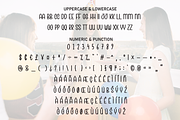Birthday Vacation | Script Font, a Script Font by Scratchones (Thumbnail 7 of 8)