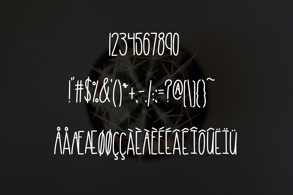 Thorny, a Font by Kitaleigh (Photo 3 of 4)