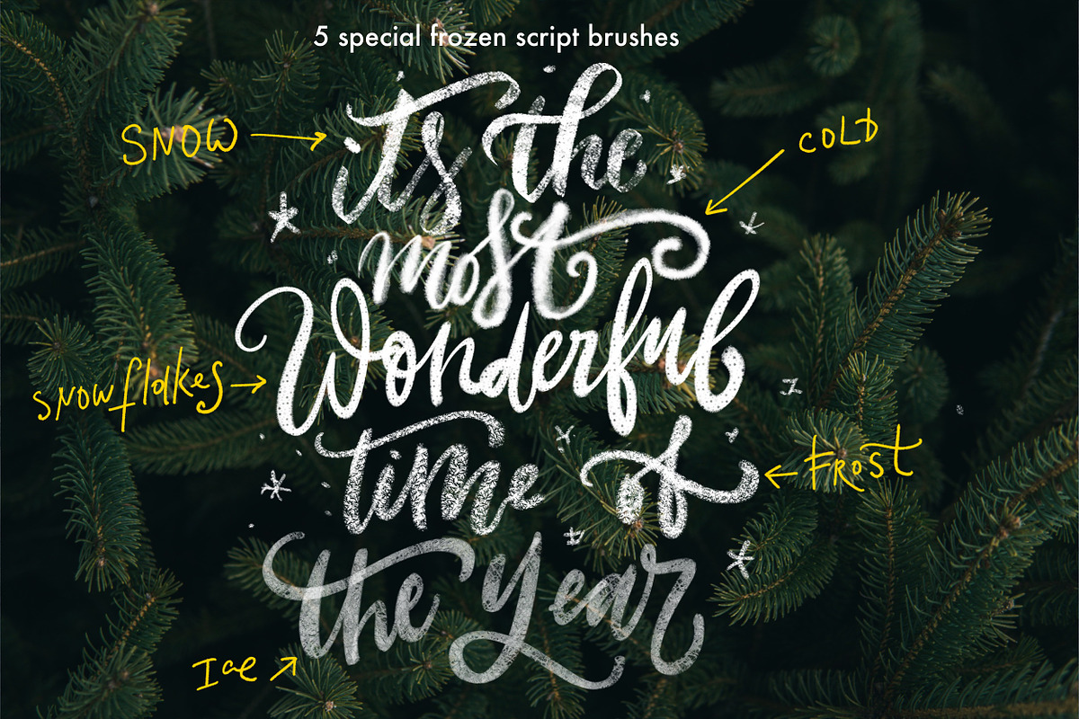 Winter Wishes Creator Kit, a Brush Add-On by Letter Elfa Studio (Photo 5 of 10)