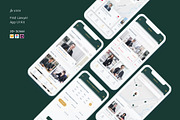 Yasa - Find Lawyer App UI Kit, an App Template by Betush (Thumbnail 1 of 6)