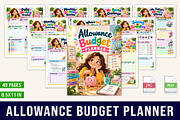 Allowance Budget Planner, a Stationery Template by Designmela01 (Thumbnail 1 of 5)