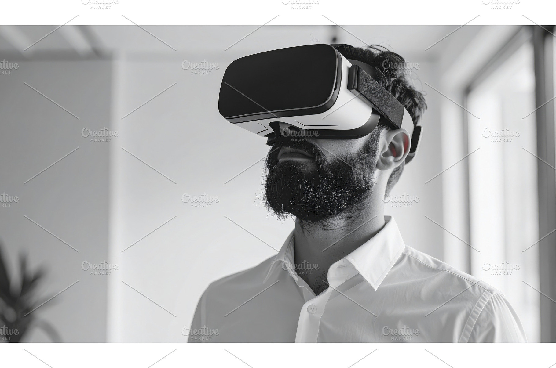 A man wearing virtual reality, a Technology Photo by Igor Tichonow