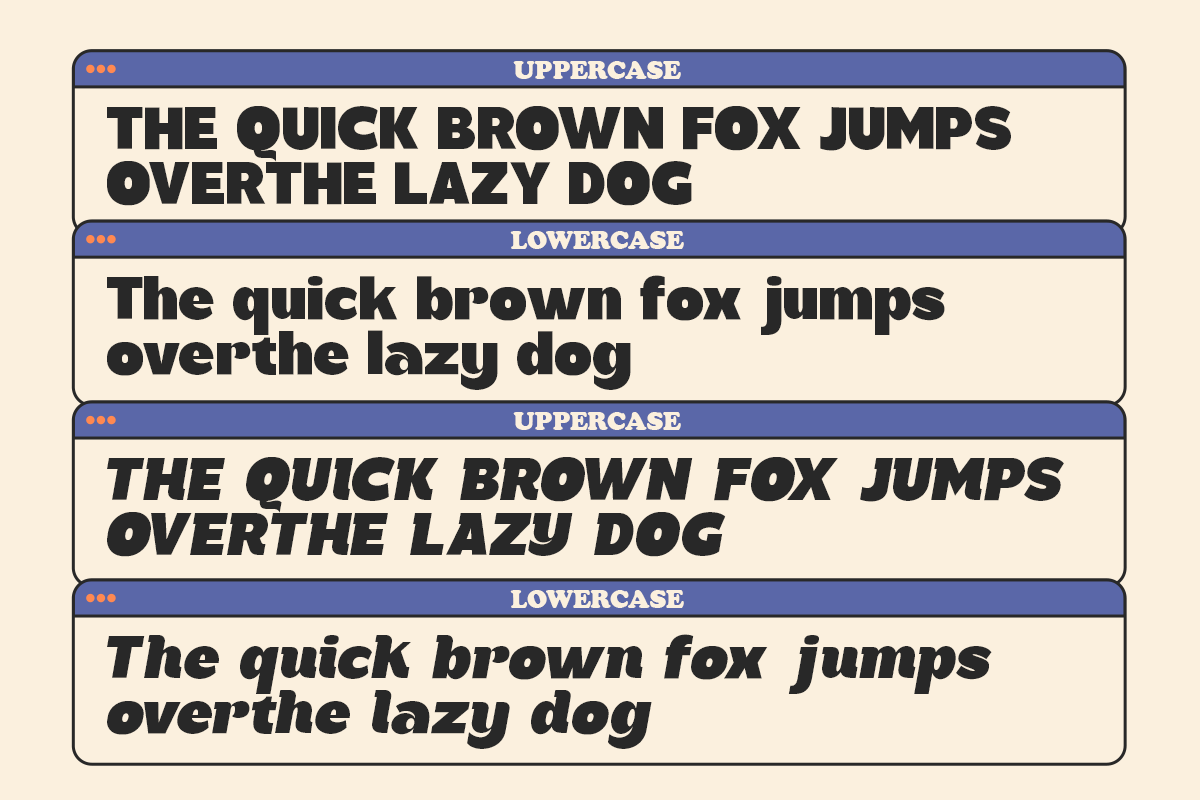 Fralia - Cartoon Retro Bold, a Sans Serif Font by Pandeka Studio (Photo 6 of 12)