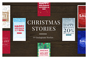 100 Christmas Instagram Stories, a Social Media Template by MinimalStudioCo (Thumbnail 4 of 20)