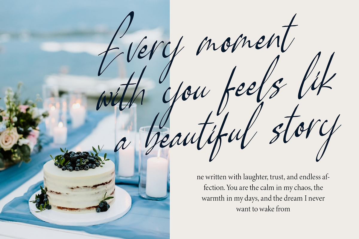 Pamric Mevira Handwritten Ink Font, a Script Font by Letterena Studios Script (Photo 3 of 15)