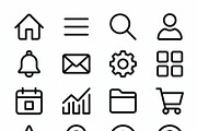 Bundles Vector Café Brunch Icon Set, an Outline Icon by adenpinkstore (Thumbnail 5 of 9)