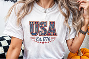 Floral Embroidery USA Png Retro Amer, an Illustration by Sublimation Artist (Thumbnail 6 of 9)