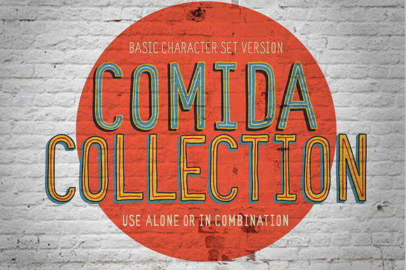 Comida Funky 4 Font Collection preview 6