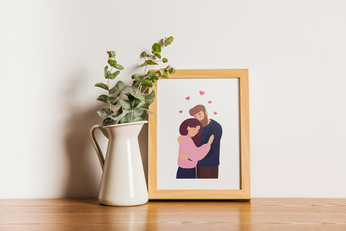 Couple met on dating site, a Food Illustration by Good Studio (Photo 3 of 4)