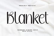 Blanket | Script Font, a Handwritten Font by Scratchones (Thumbnail 1 of 8)