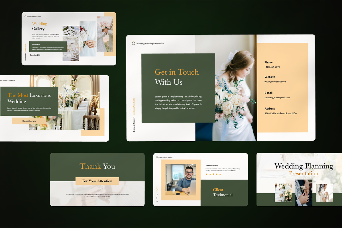 Wedding Planning Google Slide, a Presentation Template by SquidPixey (Photo 7 of 7)