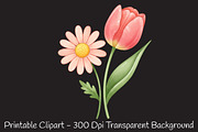 Happy Mother's Day Flowers Clip Art, an Illustration by RobertsArt (Thumbnail 2 of 7)