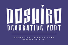 Doshiro Comic Display Typeface