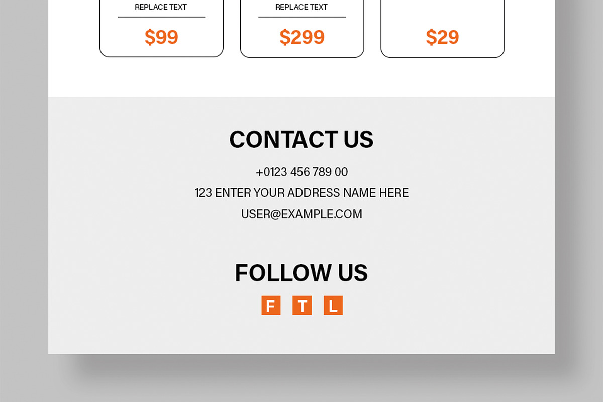 Clean Modern Email Newsletter preview 6