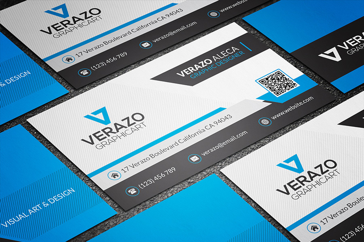 Creative Corporate Business Card, a Business Card Template by Verazo (Photo 3 of 3)