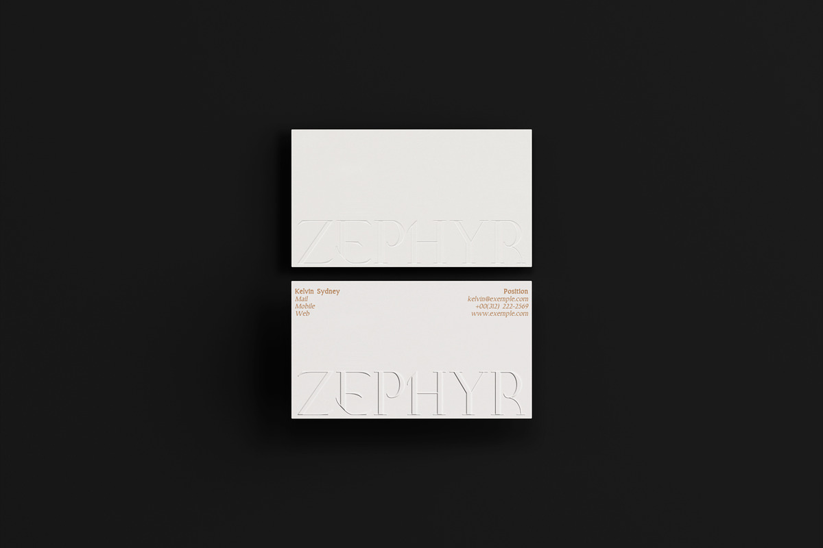 Embossed Business Card Mockup, a Product Mockup by Zumrod (Photo 2 of 4)