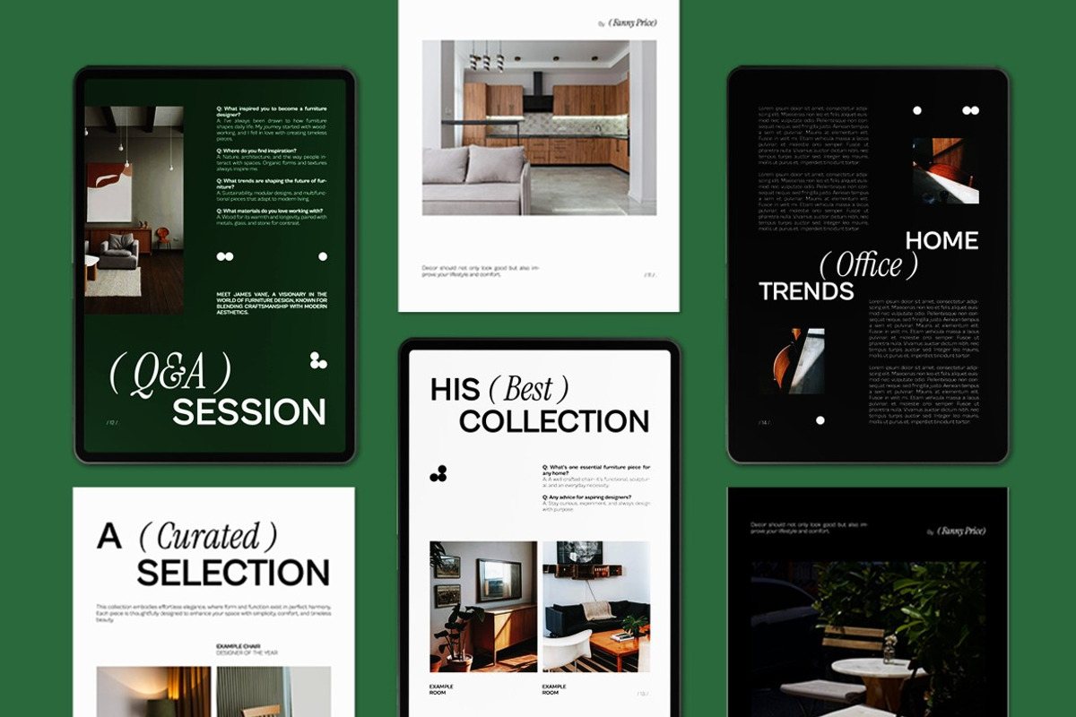 White Furniture E-Magazine, a Templates & Theme by graphicook (Photo 3 of 5)