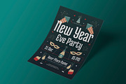 Green New Year Eve Flyer, a Flyer Template by Neermana (Thumbnail 2 of 4)