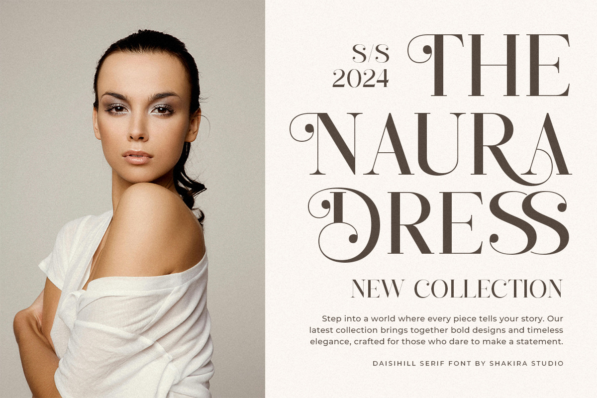 Daisihill - Elegant Luxury Serif, a Serif Font by Shakira Studio (Photo 8 of 10)