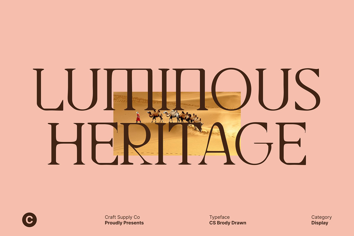 CS Brody Drawn, a Serif Font by Craft Supply Co. (Photo 3 of 8)