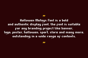Hallowen Metoys, a Blackletter Font by QR Design Studio (Thumbnail 7 of 10)