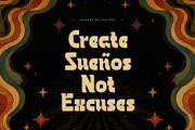 Borgate – Retro Display Font, a Sans Serif Font by Krismagraph (Thumbnail 3 of 10)
