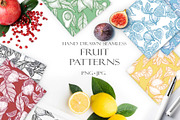 Fruit hand-drawn Seamless Pattern, a Pattern Graphic by DamriNa art (Thumbnail 1 of 8)
