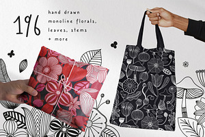 Fineliner Florals Graphic Collection