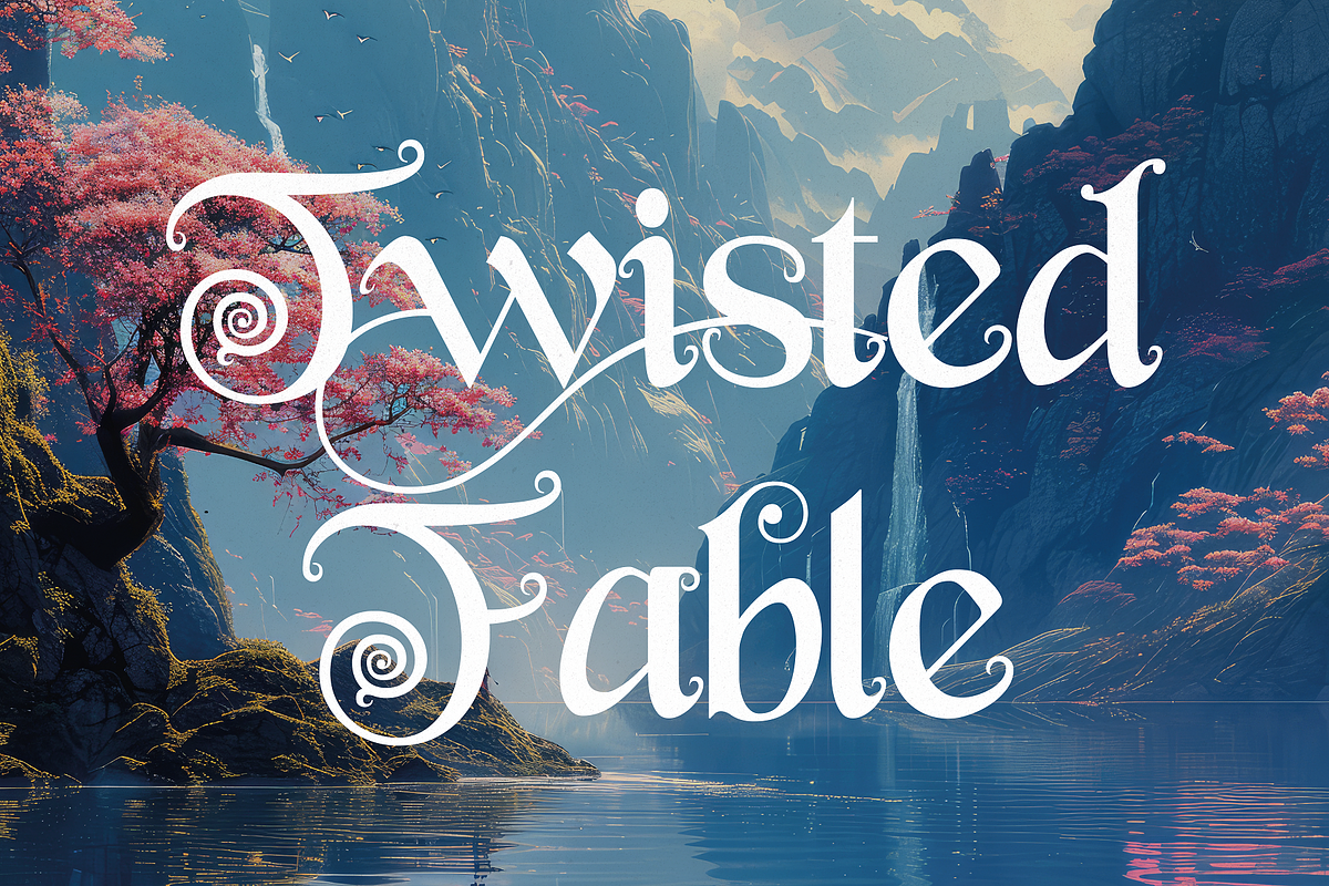 Twisted Fable - Fantasy Typeface, a Serif Font by HipFonts (Photo 1 of 10)