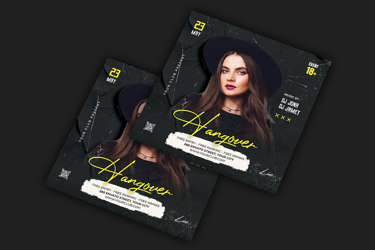 DJ Party Flyer, a Flyer Template by CocoDesign (Photo 2 of 2)