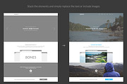 Bones Wireframe Kit, a Wireframe Template by Web Donut (Thumbnail 4 of 9)