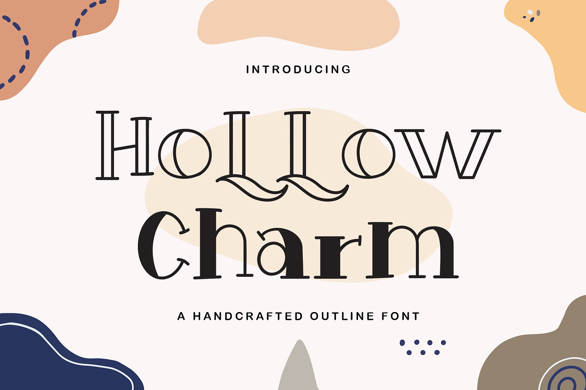 Hollow Charm Font Duo, a Serif Font by Yuby Creative (Photo 1 of 10)
