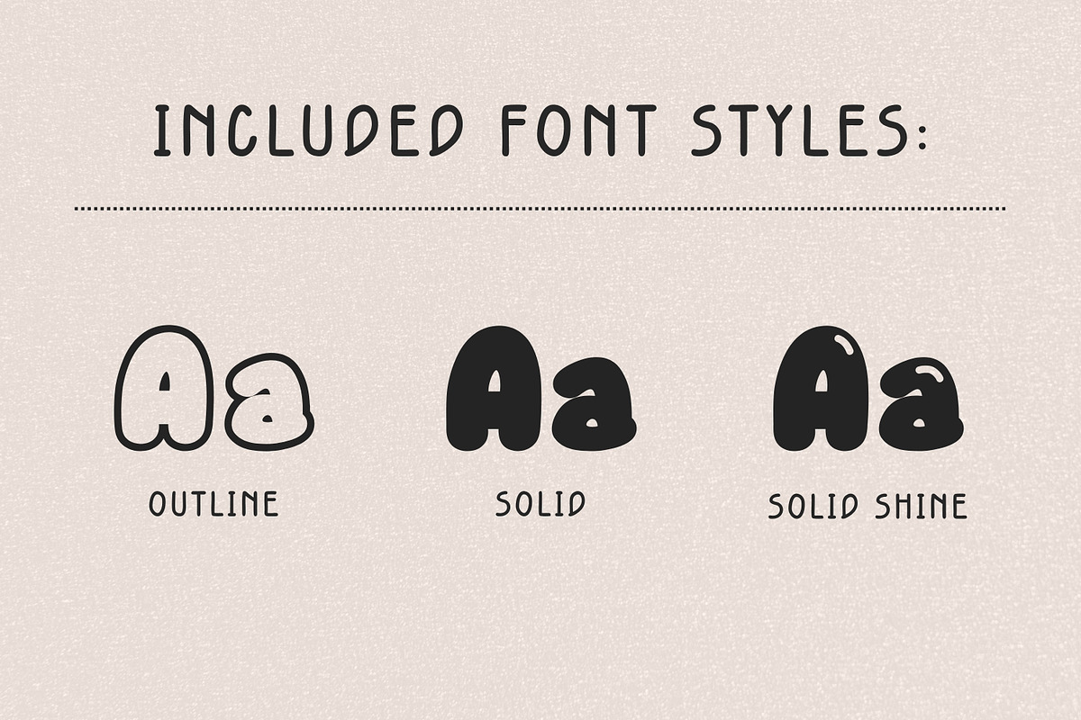 Retro Bubble Display Font- Mori Soda, a Handwritten Font by ZoloDesignHub (Photo 3 of 9)