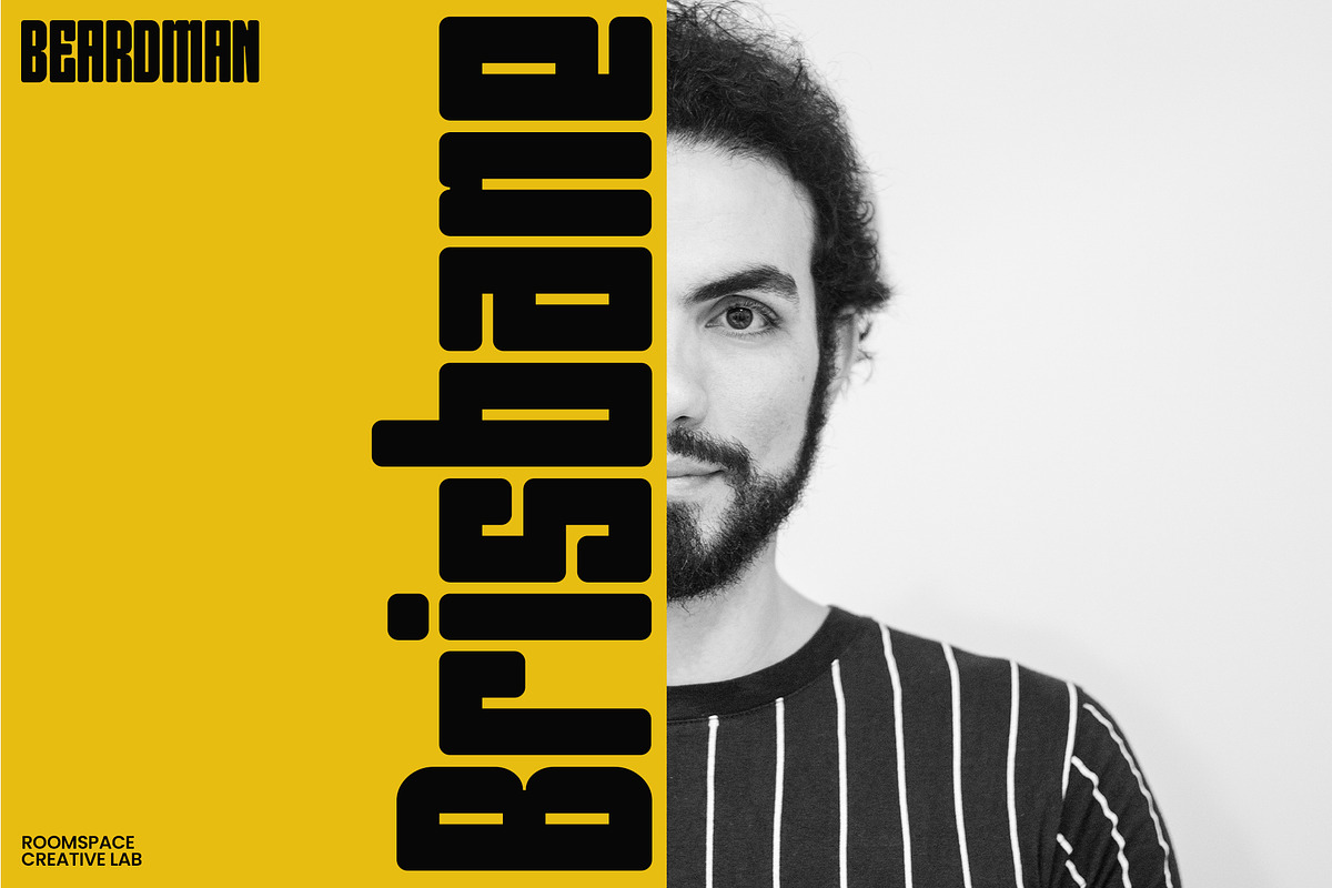Beardman - Headline Condensed Font, a Sans Serif Font by roomspace creative lab (Photo 7 of 15)