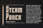SteamPoker-Bold - Font, a Sans Serif Font by artchiles_design (Thumbnail 2 of 5)