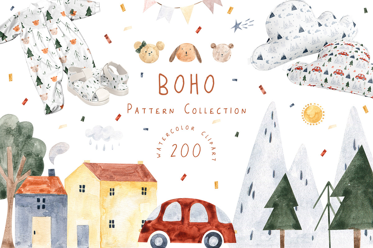 BUNDLE 40 IN 1 graphic 6359 clipart, an Illustration by LiChu Art (Photo 11 of 40)