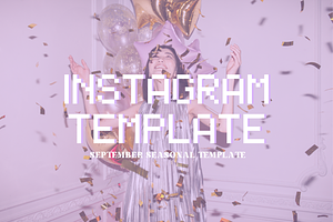 Y2K Aesthetic Canva Post Template