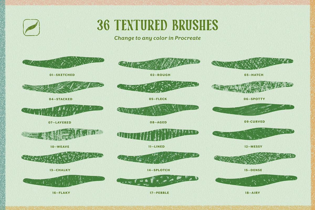 Procreate Illustration Brushes, a Brush Add-On by Basia Stryjecka (Photo 11 of 18)