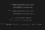 Simmetron Hi-Tech Futuristic Font, a Font by Alkinos (Thumbnail 2 of 7)