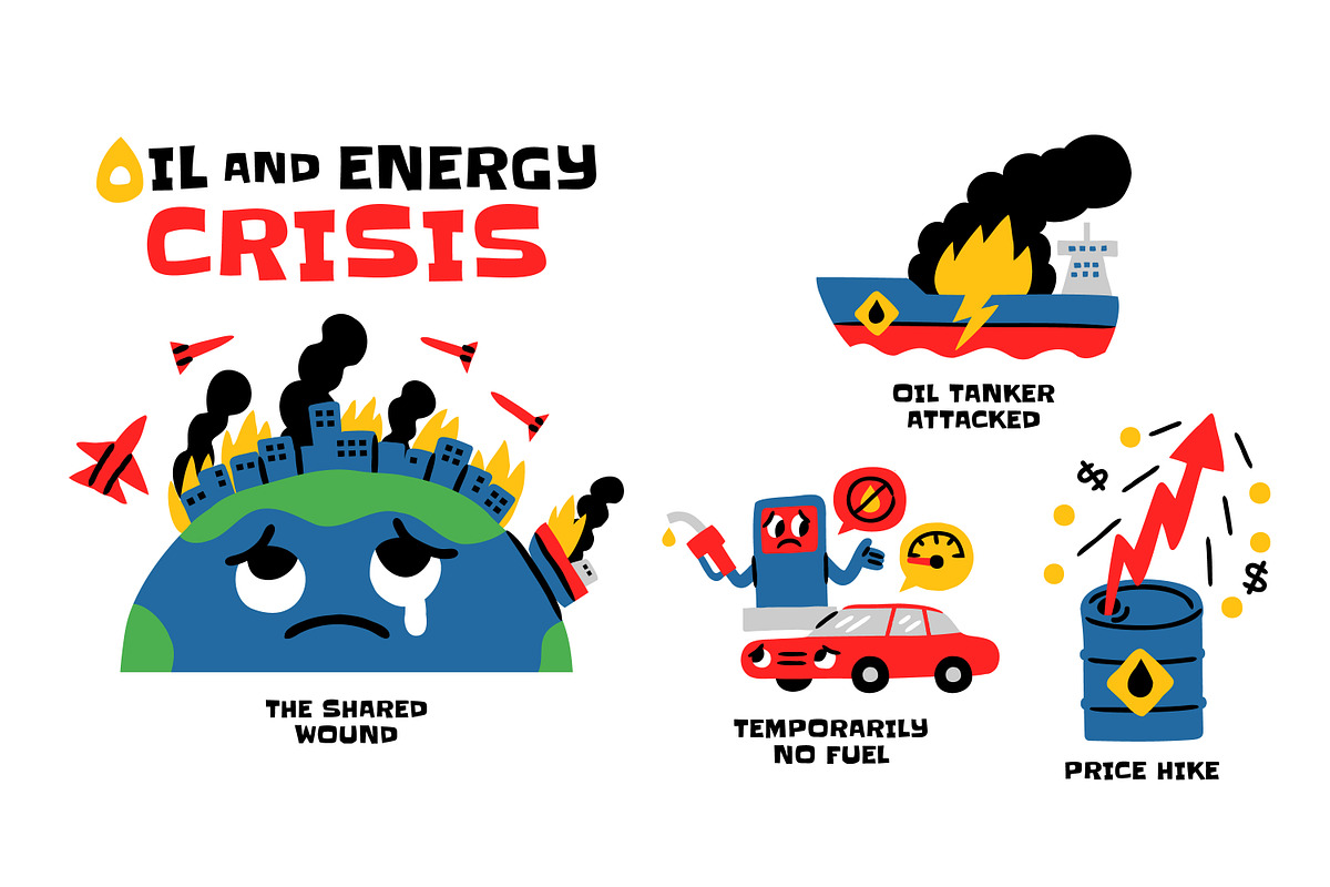 Oil and Energy Crisis, an Illustration by monkik (Photo 2 of 4)