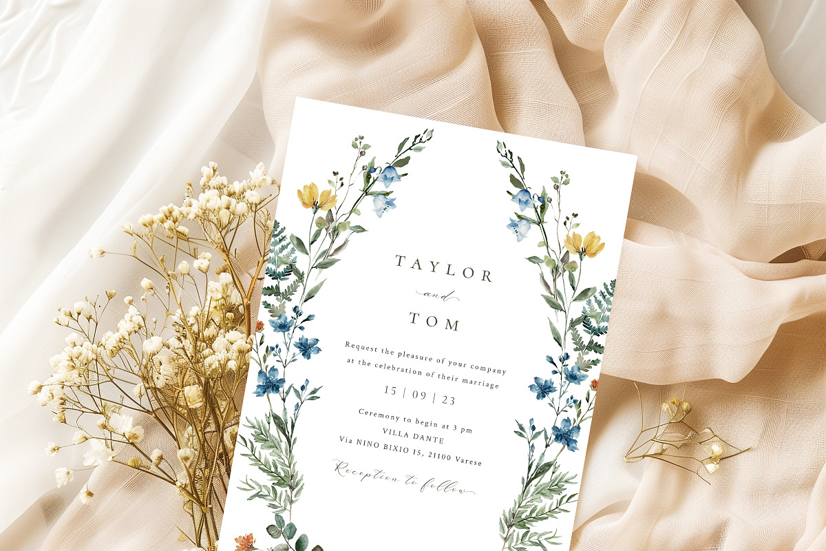 Blue Wild Flower, a Decorative Illustration by heyiamalice (Photo 9 of 10)